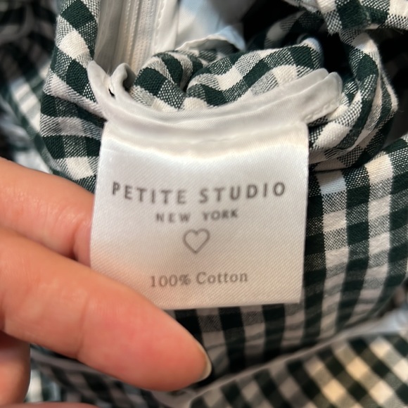 Petite Studio Gingham Dress - Picture 9 of 9